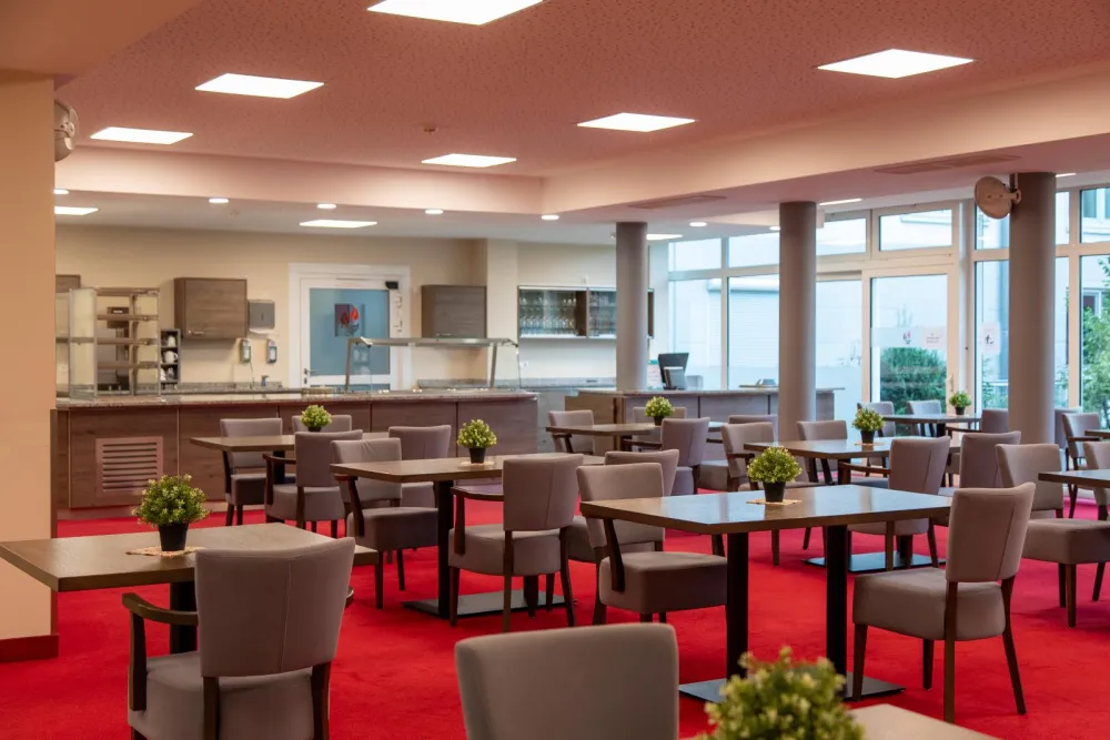 Blick ins leere Restaurant